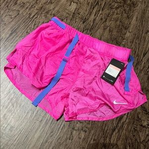 Hot pink Nike shorts